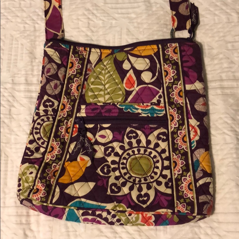 Vera Bradley hipster purse in plum crazy